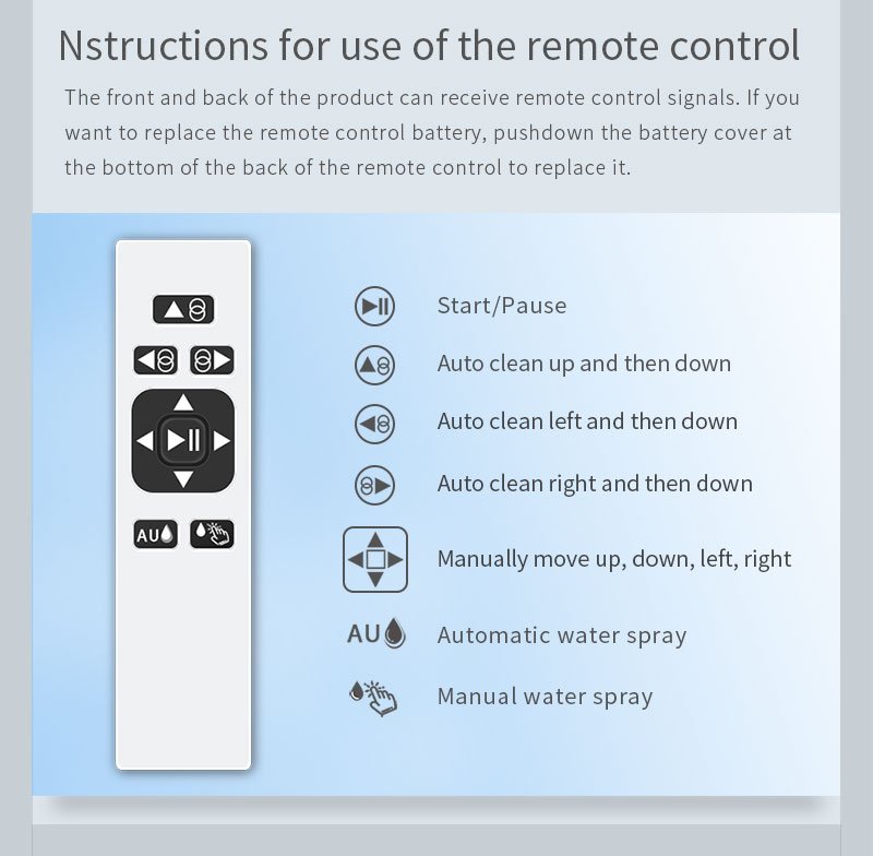 18Window Cleaning Robots HCR-11 (Ultrasonic function)